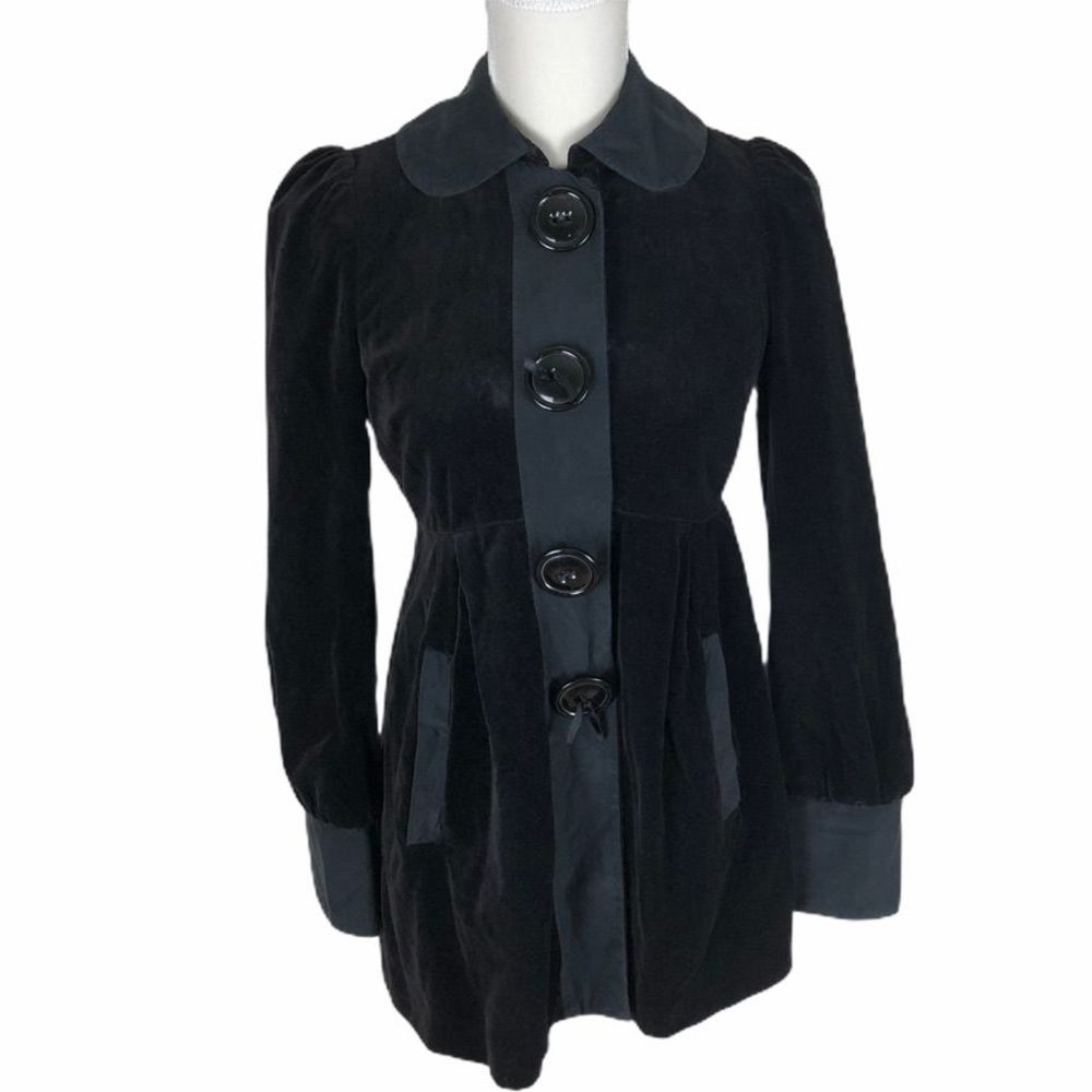 Elevenses Black Pea Coat